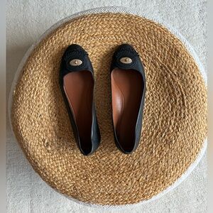 Mulberry Black Leather Ballet Flats